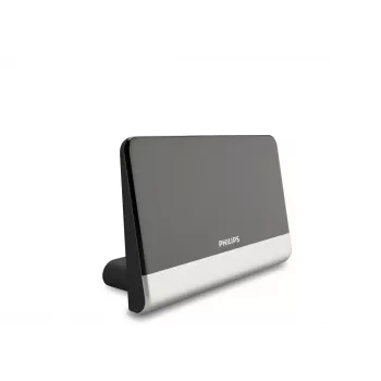 Philips Digital-TV-Antenne SDV6222/12, Schwarz, Silber, 48 dBi, FM, UHF, VHF, 1.8 m, 210 x 100 x 140 mm, Koax