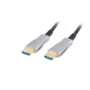 Lanberg CA-HDMI-20FB-0400-BK HDMI 2.0 aktives optisches (AOC) Kabel, 40 m, Typ A Stecker-Stecker, 4K 60 Hz (3840x2160), 18 Gbit/s, Ethernet, Schwarz