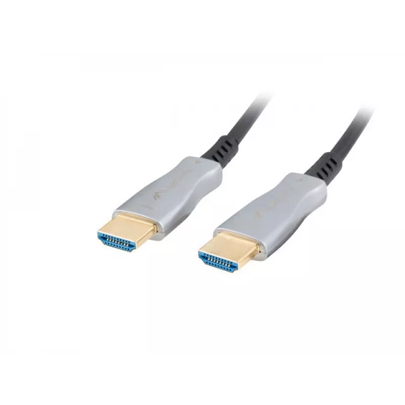 Lanberg CA-HDMI-20FB-0400-BK HDMI 2.0 aktives optisches (AOC) Kabel, 40 m, Typ A Stecker-Stecker, 4K 60 Hz (3840x2160), 18 Gbit/s, Ethernet, Schwarz