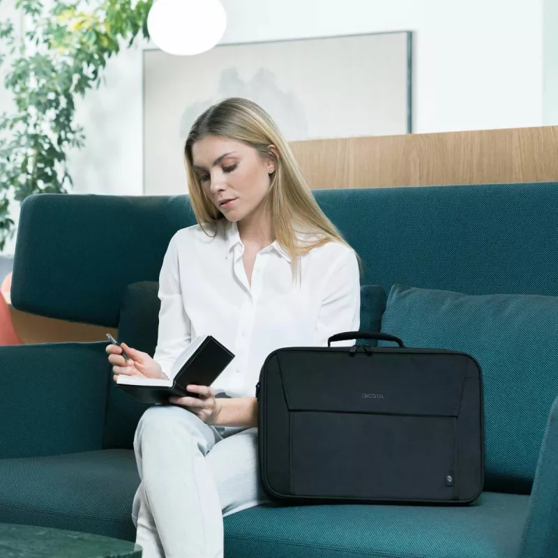 DICOTA Eco Multi Base - 15-17.3in Notebook-Tasche - Schwarz / 300d Rpet Polyester