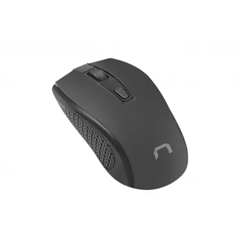 Kabellose optische Maus NATEC Jay 2 RF — 2,4 GHz, 1600 DPI, beidhändig, 4 Tasten, schwarz