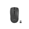 Kabellose optische Maus NATEC Jay 2 RF — 2,4 GHz, 1600 DPI, beidhändig, 4 Tasten, schwarz