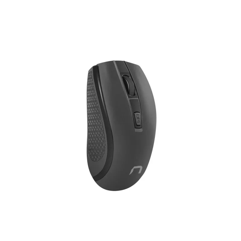 Kabellose optische Maus NATEC Jay 2 RF — 2,4 GHz, 1600 DPI, beidhändig, 4 Tasten, schwarz