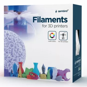 GEMBIRD PLA-PLUS-Filament, Silber, 1,75 mm, 1 kg