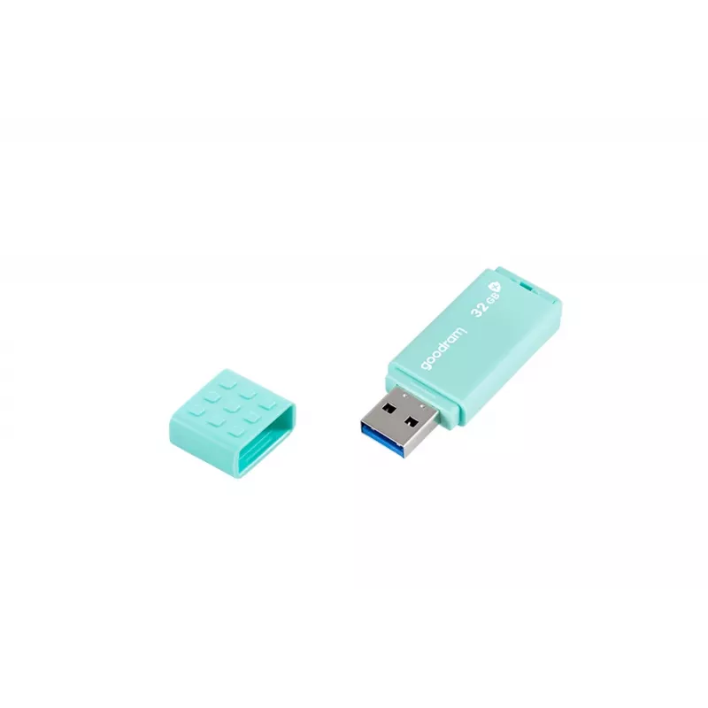 USB-Flash-Laufwerk GOODRAM UME3 32 GB USB Typ-A 3.2 Gen 1 — türkis, 60 MB/s Lesen, 20 MB/s Schreiben
