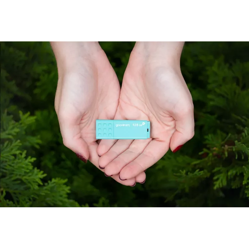 USB-Flash-Laufwerk GOODRAM UME3 32 GB USB Typ-A 3.2 Gen 1 — türkis, 60 MB/s Lesen, 20 MB/s Schreiben
