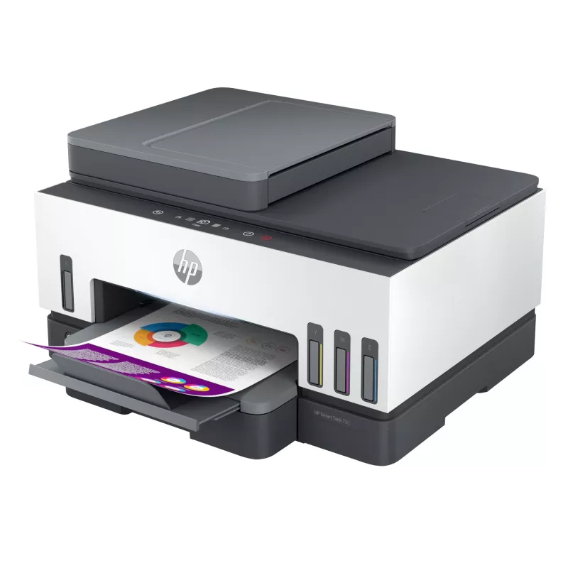 Multifunktionsdrucker HP Smart Tank 790 — Thermotintenstrahl, Farbe, A4, Wi‑Fi, Ethernet, Duplex, 15 Seiten/Min. (schwarz), 4800x1200 dpi