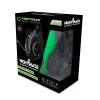 Esperanza EGH470 Nightshade kabelgebundenes Gaming-Headset mit Mikrofon, RGB-Beleuchtung, Lautstärkeregelung, 32 Ω, Schwarz