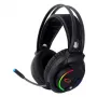 Esperanza EGH470 Nightshade kabelgebundenes Gaming-Headset mit Mikrofon, RGB-Beleuchtung, Lautstärkeregelung, 32 Ω, Schwarz