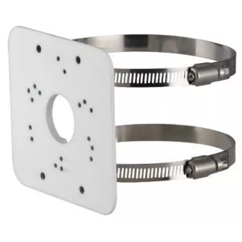 Dahua PFA152-E Mastbefestigung, Aluminiumlegierung, weiß, für Masten Ø80–150 mm