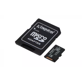 Kingston Technology 32GB microSDHC Industrial C10 A1 pSLC Karte + SD-Adapter