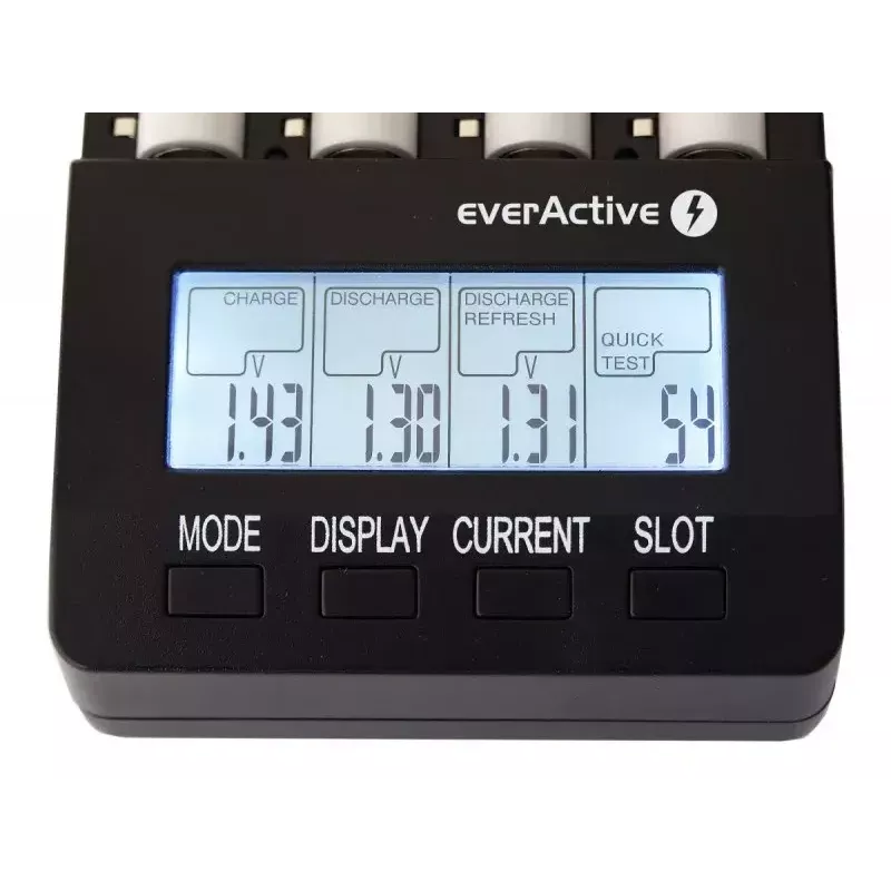 everActive NC-3000 Prozessor-Akkuladegerät für AA/AAA/C/D