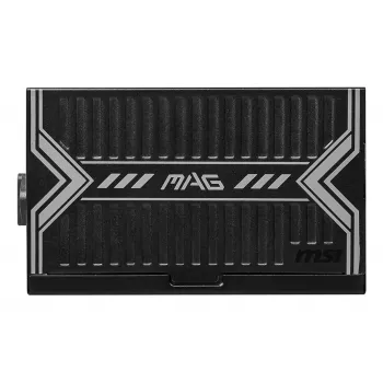 MSI MAG A550BN UK Netzteil '550W, 80 Plus Bronze zertifiziert, 12V Single-Rail, DC-DC-Schaltung, 120mm Lüfter, nicht-modular, ummantelte Kabel, ATX-Netzteil, UK-Netzkabel, Schwarz'