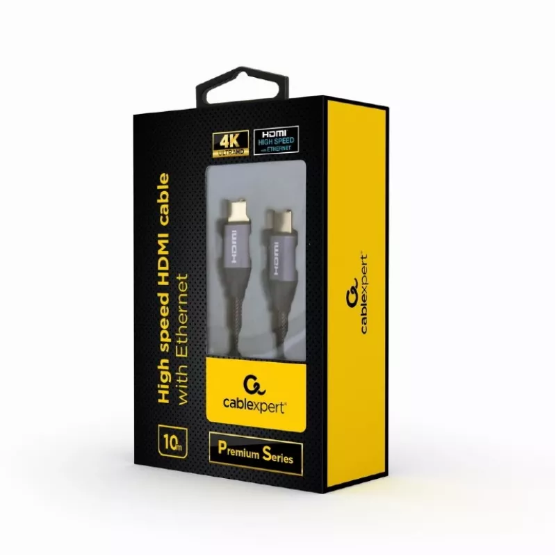 GEMBIRD High Speed HDMI Kabel with Ethernet - Premium Series, 10m
