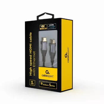 GEMBIRD High Speed HDMI Kabel mit Ethernet – Premium-Serie, 3,0 m