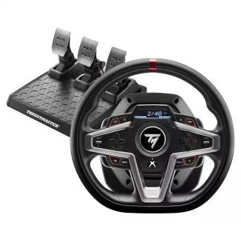 Thrustmaster T248X Rennlenkrad mit Pedalen, Xbox/PC, Schwarz