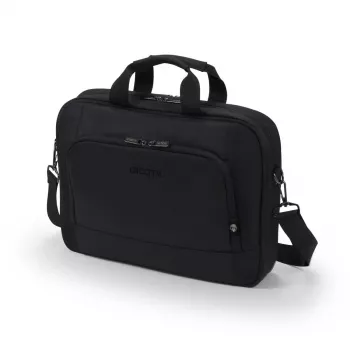 DICOTA Eco Top Traveller Base – 15–17,3 Zoll Notebook-Tasche – Schwarz / 300D rPET Polyester