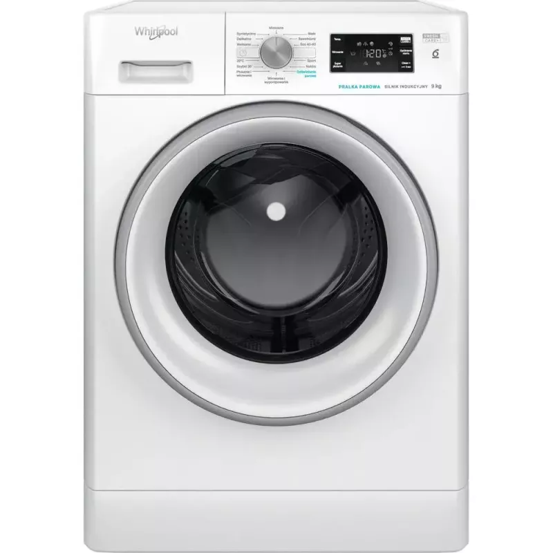 Whirlpool FFB 9258 SV PL freistehende Waschmaschine, Frontlader, 9 kg, 1200 U/min, weiß