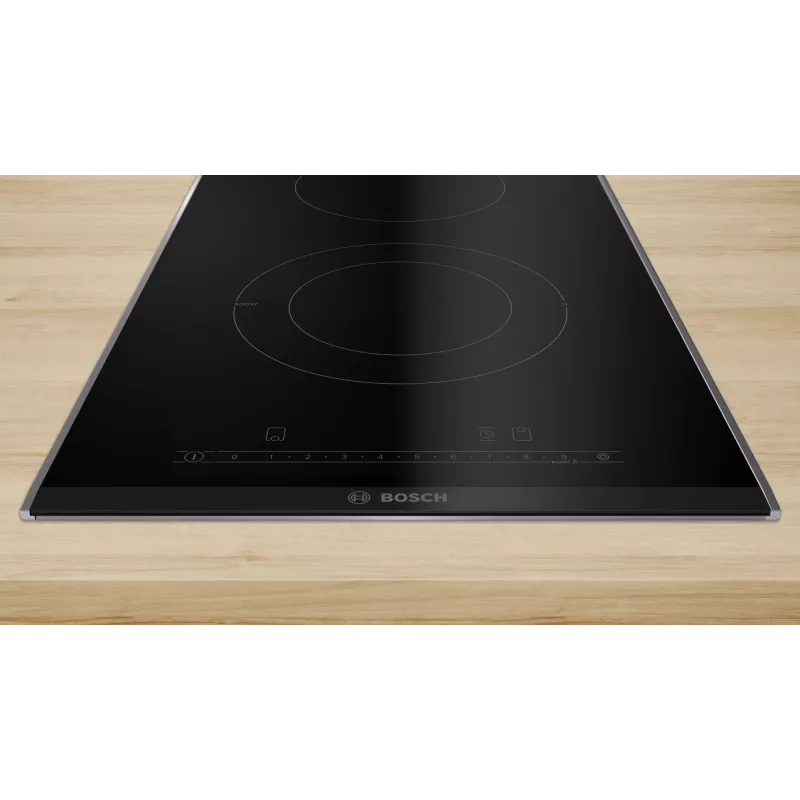 Bosch Serie 6 PKF375FP2E Kochfeld Schwarz Einbau 30 cm Glaskeramik-Kochfeld 2 Kochzonen