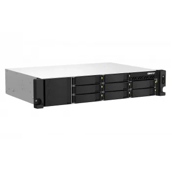 QNAP TS-873AEU-4G NAS/Storage-Server Rack (2U) Ryzen Embedded V1500B 4 GB DDR4 0 TB QuTS hero Black