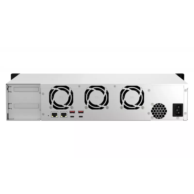 QNAP TS-873AEU-4G NAS/Storage-Server Rack (2U) Ryzen Embedded V1500B 4 GB DDR4 0 TB QuTS hero Black