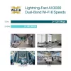TP-Link Omada AX3000 Deckenmontage WiFi 6 Access Point, 2,4 GHz, 5 GHz, 2976 Mbit/s, HTTPS, SNMP, SNMPv2, SNMPv3, SSH, WPA, WPA2, WPA3, 10/100/1000 Mbit/s