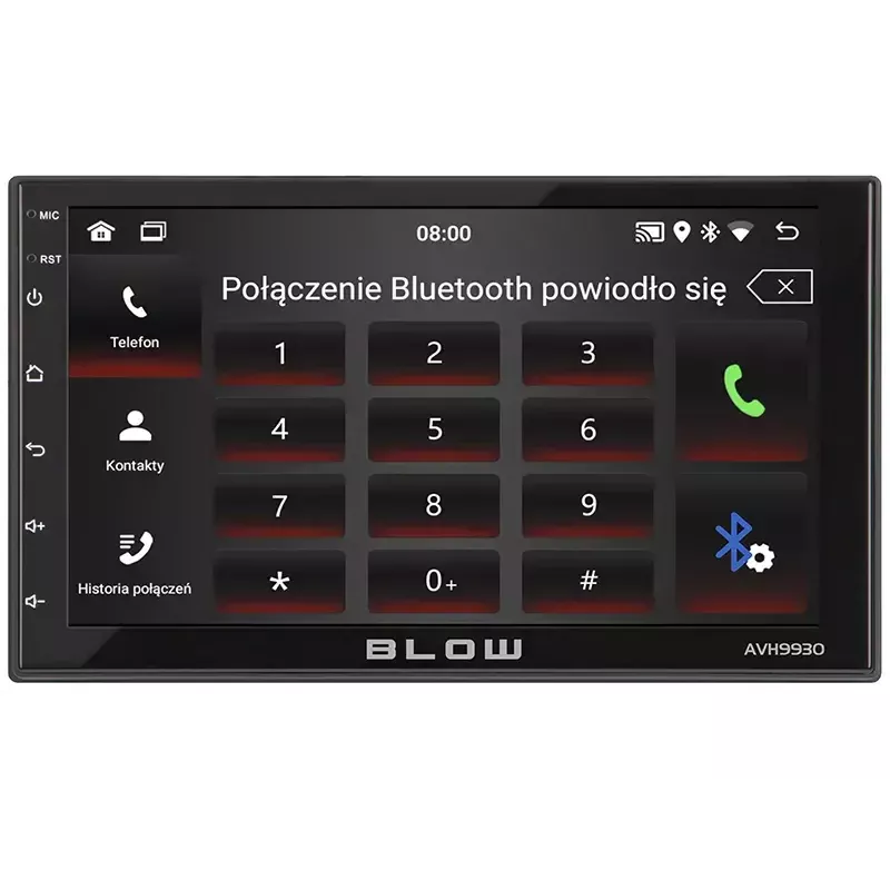 BLOW AVH-9930 2DIN Autoradio, 7" Touchscreen, GPS, Android 11, Bluetooth, Schwarz