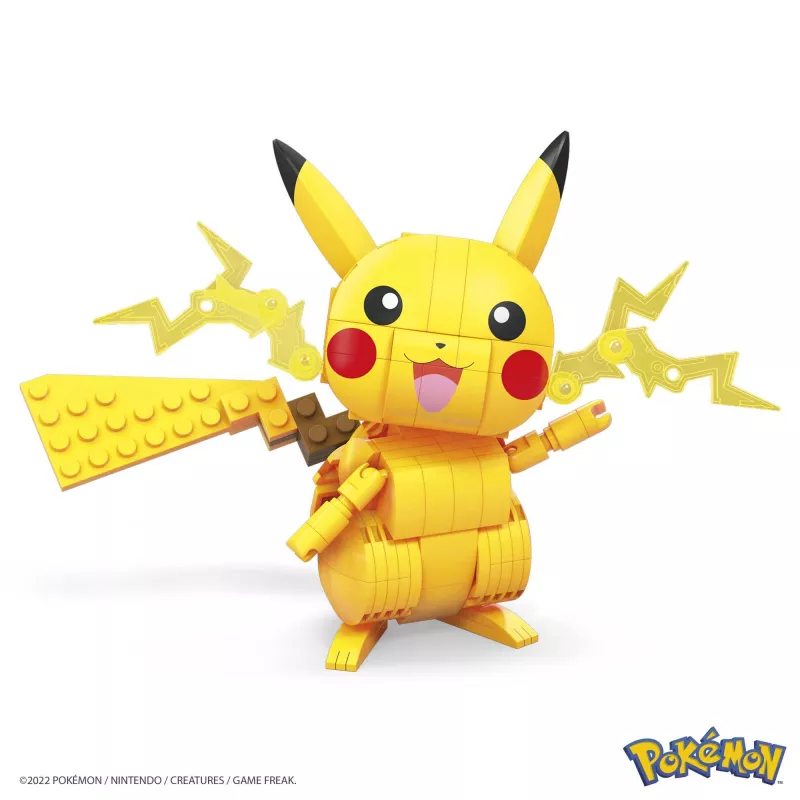 MEGA Pokémon Baukasten Pikachu (211 Teile) mit 1 Actionfigur für Kinder
