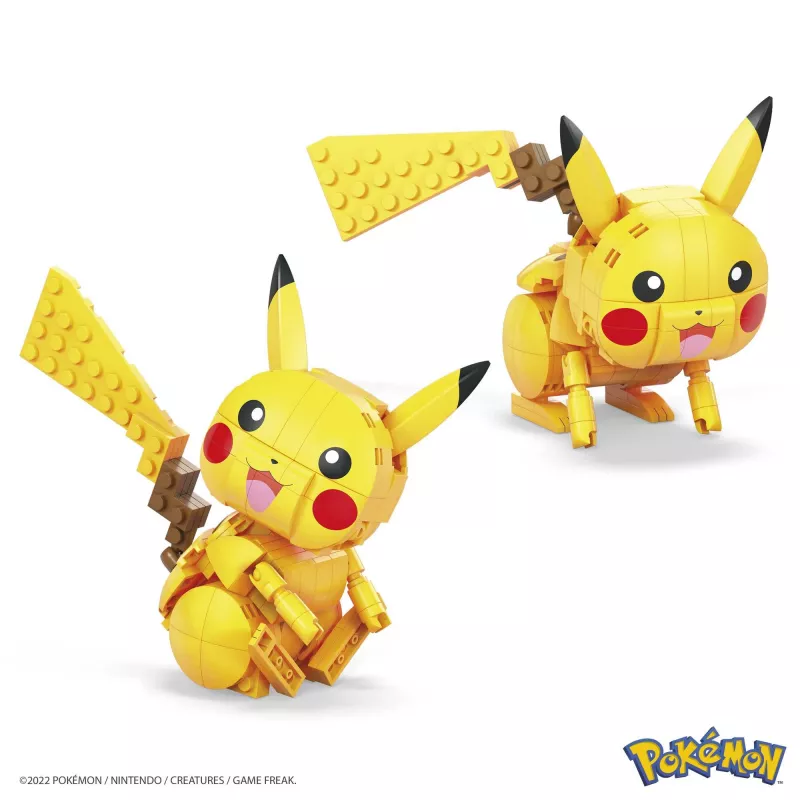MEGA Pokémon Baukasten Pikachu (211 Teile) mit 1 Actionfigur für Kinder