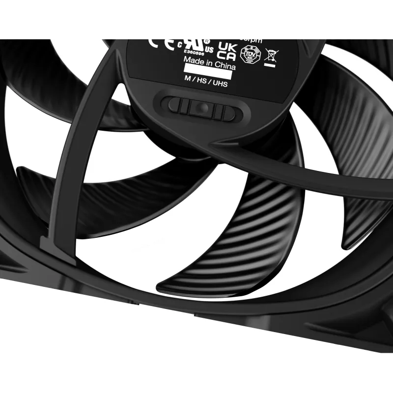 be quiet! SILENT WINGS PRO 4 | 120mm PWM Gehäuselüfter 12 cm Schwarz 1 Stück
