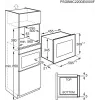 Einbau-Solomikrowelle Electrolux LMS2203EMK, 700 W, 5 Leistungsstufen, 24,5 cm Drehteller, LED-Anzeige, Edelstahlinnenraum, schwarz