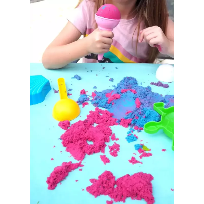 Kinetischer Sand für Kinder Tuban DYNAMIC SAND SET – FARM Mehrfarbig