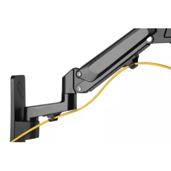 DIGITUS Einzel-Gasfeder Monitor-Wandhalterung 43 Zoll, max. 23 kg - schwarz