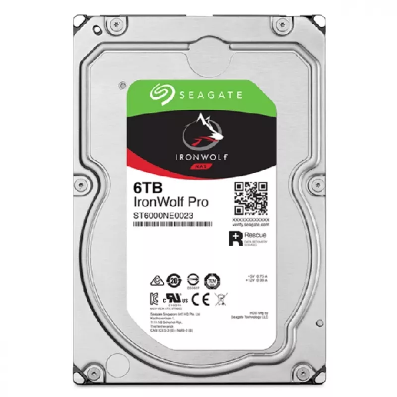 Seagate IronWolf Pro ST6000NT001 interne Festplatte 6 TB 7200 RPM 256 MB 3,5 Zoll