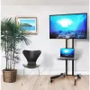 Techly ICA-TR23 mobiler TV-Ständer mit Rollen, 32–70 Zoll, 40 kg, mit Ablage