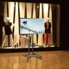 Techly ICA-TR23 mobiler TV-Ständer mit Rollen, 32–70 Zoll, 40 kg, mit Ablage