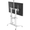 Techly ICA-TR49W Multimedia-Wagen/Ständer weiß für Flachbildschirm