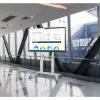 Techly ICA-TR49W Multimedia-Wagen/Ständer weiß für Flachbildschirm