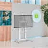 Techly ICA-TR49W Multimedia-Wagen/Ständer weiß für Flachbildschirm