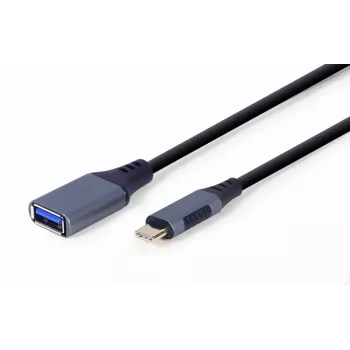 GEMBIRD USB 3.0 OTG Type-C- auf USB-Typ-A-Kabel (CM/AF), Space Grey