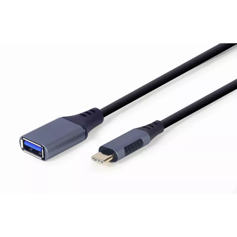 GEMBIRD USB 3.0 OTG Type-C- auf USB-Typ-A-Kabel (CM/AF), Space Grey