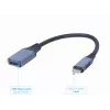 GEMBIRD USB 3.0 OTG Type-C- auf USB-Typ-A-Kabel (CM/AF), Space Grey