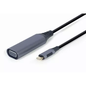 GEMBIRD USB-Typ-C-zu-VGA-Display-Adapter, 15 cm, Space Grey
