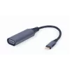 GEMBIRD USB-Typ-C-zu-VGA-Display-Adapter, 15 cm, Space Grey
