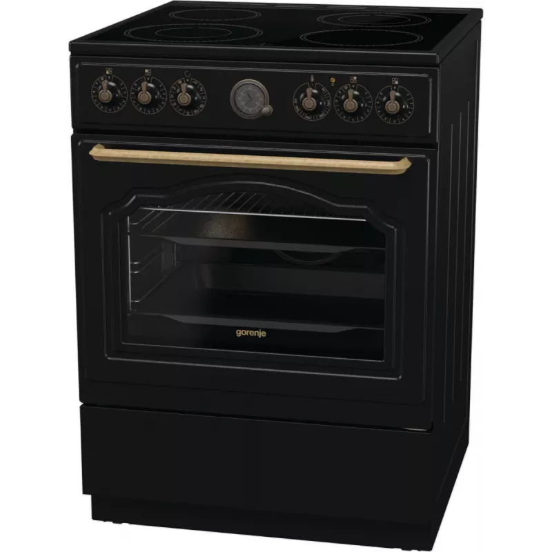 Gorenje GECS6B71CLB Standherd Elektro Cerankochfeld Schwarz