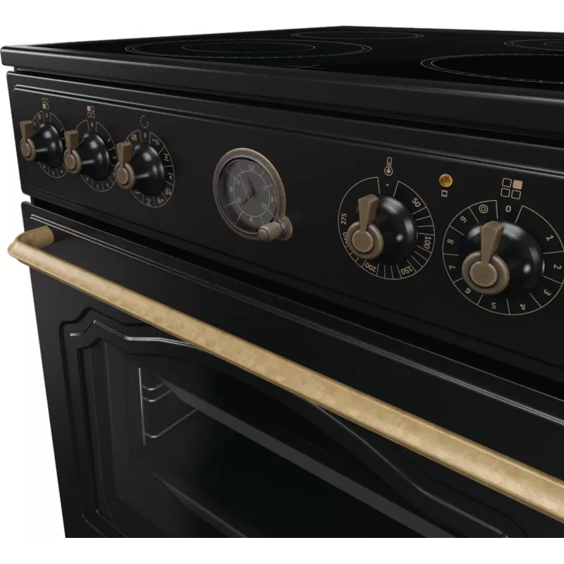 Gorenje GECS6B71CLB Standherd Elektro Cerankochfeld Schwarz