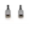 DIGITUS USB Type-C - USB Type-C AOC Hybrid-Glasfaserkabel 4K@60Hz USB 3.1 SPEC 15m