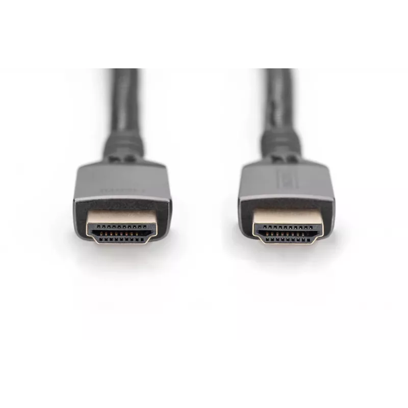 DIGITUS 8K PREMIUM HDMI 2.1 Anschlusskabel vergoldet, Unterstützung 8K/60Hz 1m