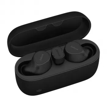 Jabra Evolve2 Buds - USB-C MS, True Wireless Stereo (TWS), Calls/Music, 5,4 g, Headset, Schwarz