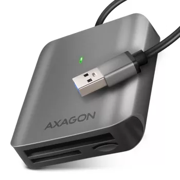 Axagon CRE-S3 Externer USB-A 3.2 Gen 1 3-Slot & LUN SD/microSD/CF-Kartenleser USB 3.2 Gen 1 (3.1 Gen 1) Typ-A Grau